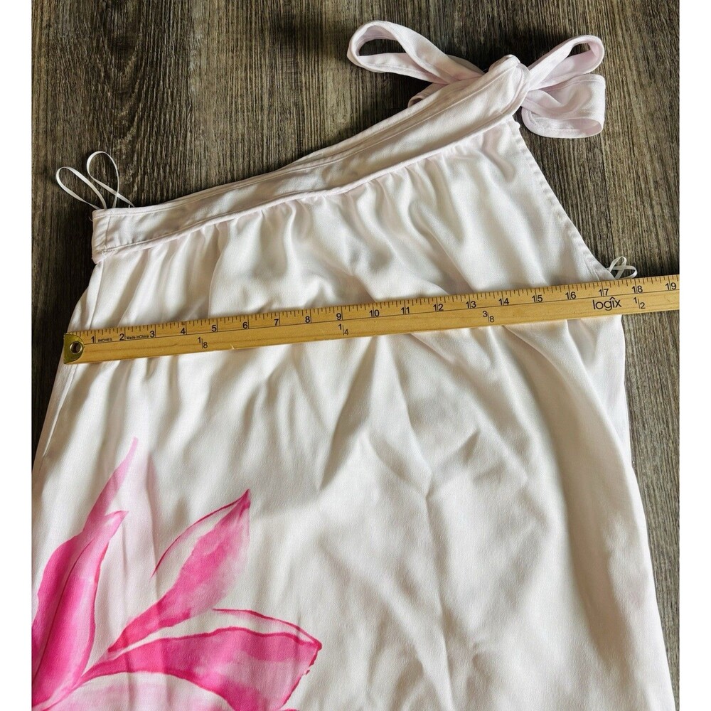 Petal and Pup Reagan One-Shoulder Linen Blend Lined Midi Dress Size Medium NWOT - Picture 6 of 8